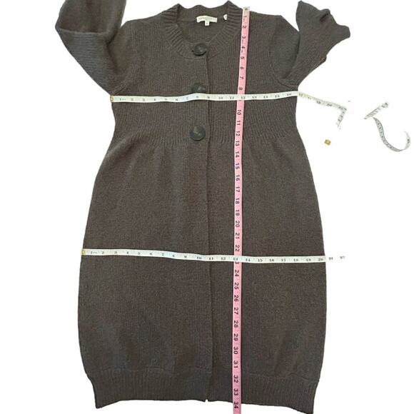 VINCE Babydoll Cardigan Sweater Jacket M - Picture 11 of 16